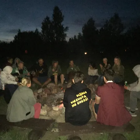 וילה Czerwony W Sloncu Mazur Budy (Szczytno)